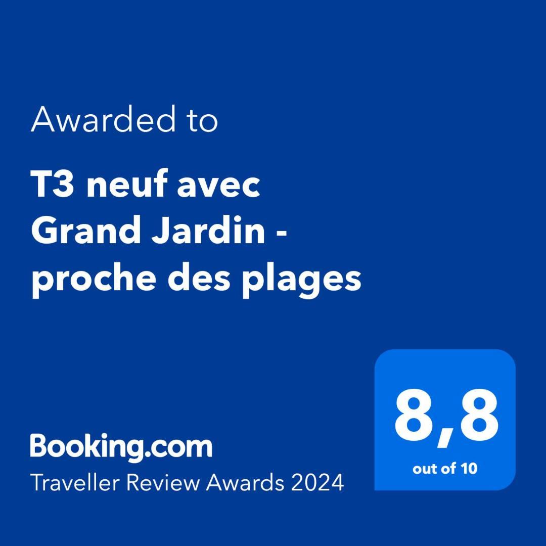 T3 Neuf Avec Grand Jardin - Proche Des Plages Сен-Сир-сюр-Мер Экстерьер фото